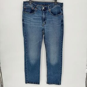 Levi Strauss Co 514 Mens W34 L30 Blue Denim Straight Fit Jeans Medium Wash